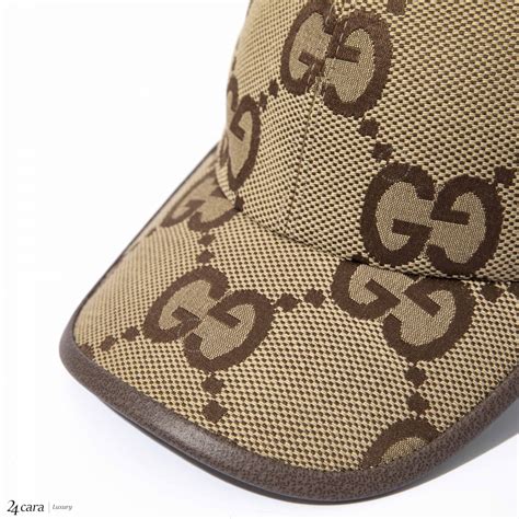 gucci canvas baseball hat with web|jumbo gg gucci hat.